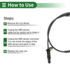 BMW X3 G01 (2018-2023) Left / Right Rear ABS Wheel Speed Sensor