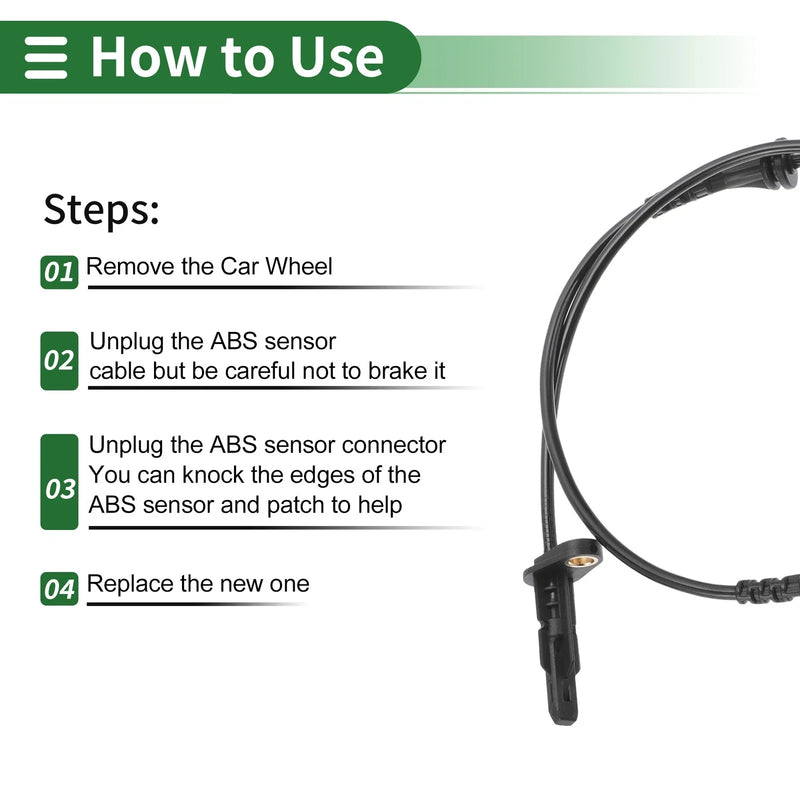 BMW X3 G01 (2018-2023) Left / Right Rear ABS Wheel Speed Sensor