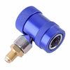 HVAC A/C R134A Quick Coupler Adapter 1/4" SAE Low Side