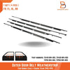 Honda Civic Sedan Outer Door Belt Weatherstrip Seals (1992-1995)