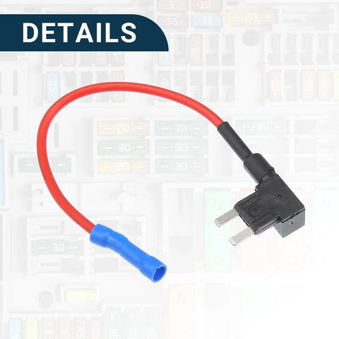 3 x Mini 2 Blade Style Fuse Holder Tap Adapters Connector 12/32V 50A