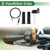 7/8" 22mm Motorcycle Hand Grips Cover Handlebar Hand Grips Black