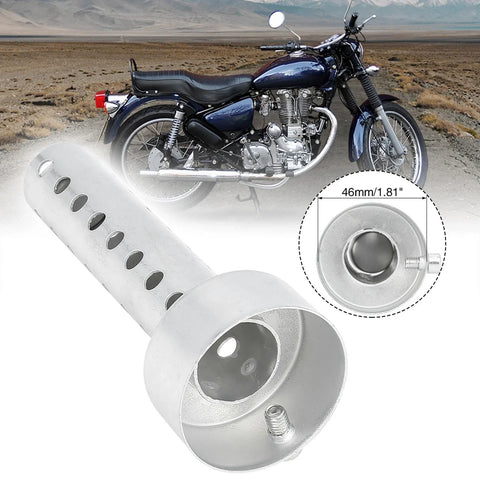 48mm OD Exhaust Insert Pipe Baffle Removable Muffler Galvanized Iron