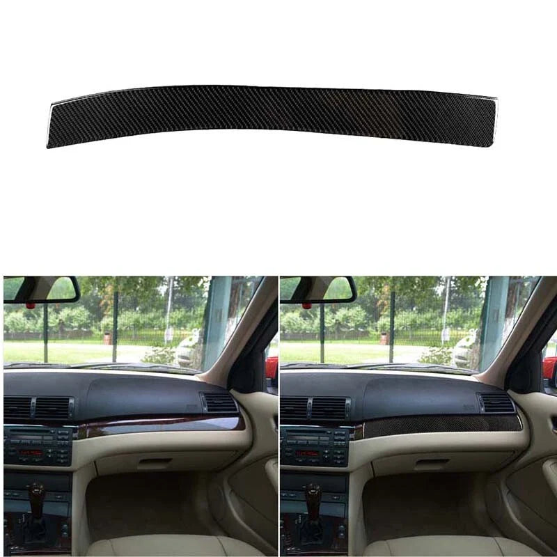 Carbon Fiber Interior Passenger Side Cover Trim fits BMW 3 Series E46 1998-2005