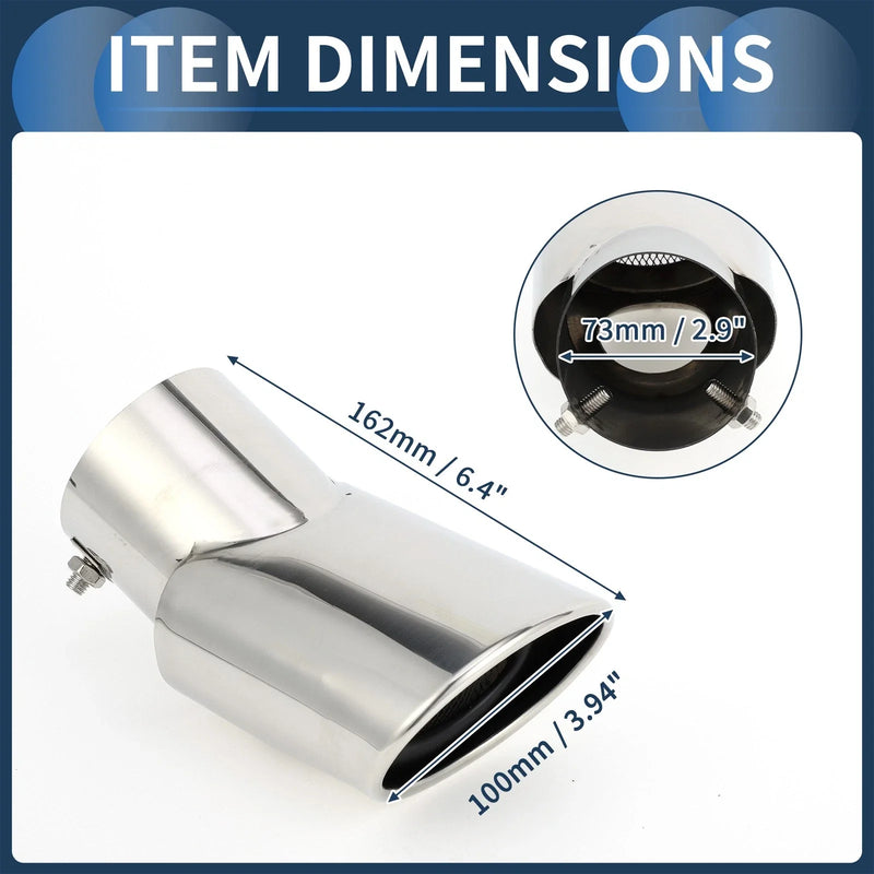 Land Rover Range Rover Curved Slant Exhaust Tip 2.9" (2002-2010)