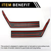 Ford F-150 Black Interior Door Handle Bezel Cover Trims (2021-2024)