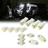 T10 31mm Map Dome & License Plate 14PCS White LED Interior Lights
