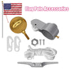 Flag Pole Truck Pulley Halyard Cleat Clips Rope  Model