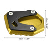Honda Monkey 125 Motorcycle Kickstand Side Pad Gold Tone (2018-2023)