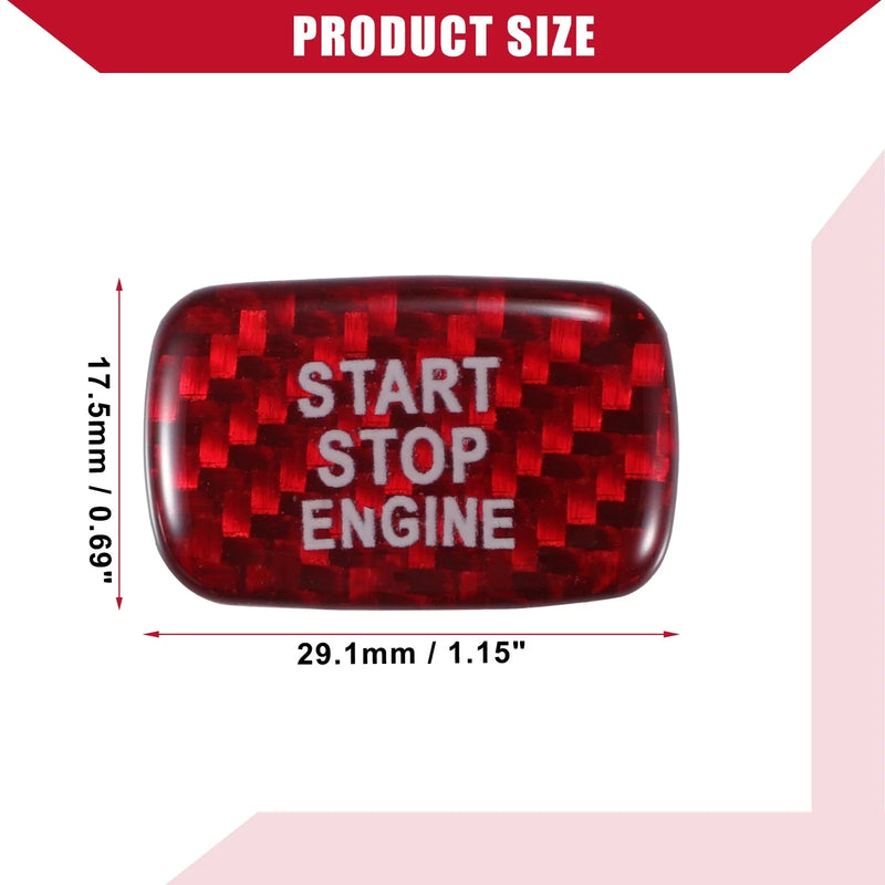 Volvo S60 Carbon Fiber Engine Start Stop Button Cover (2011-2018)