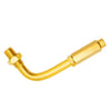 Motorcycle - Aluminum Gold M10 90 Degree Throttle Cable Adjuster