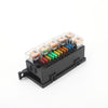 Universal Car - 12V 80A 11-Way Fuse Box with 6 Relays (No Year Specified)