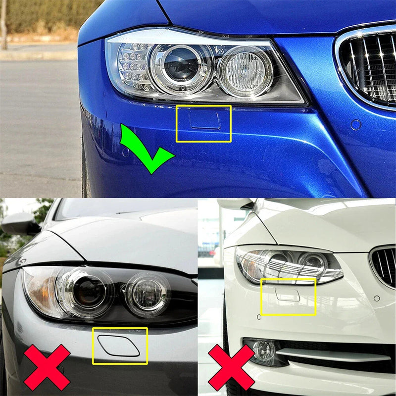 BMW 3 E90 E91 325i 320i 328i Bumper Headlight Washer Cover (2006-2013)