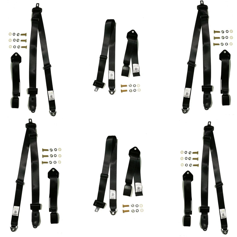 Holden FX Sedan, Ute & FJ Ute, Panel Complete Bench Seat Belt Kit