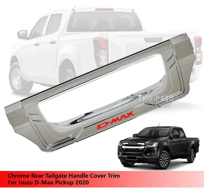 Isuzu D-Max Dmax Tailgate Handle Cover Trim Chrome (2020)
