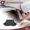 Land Rover Range Rover Evoque Door Pillar Window Trim 6 Pcs (19-23)