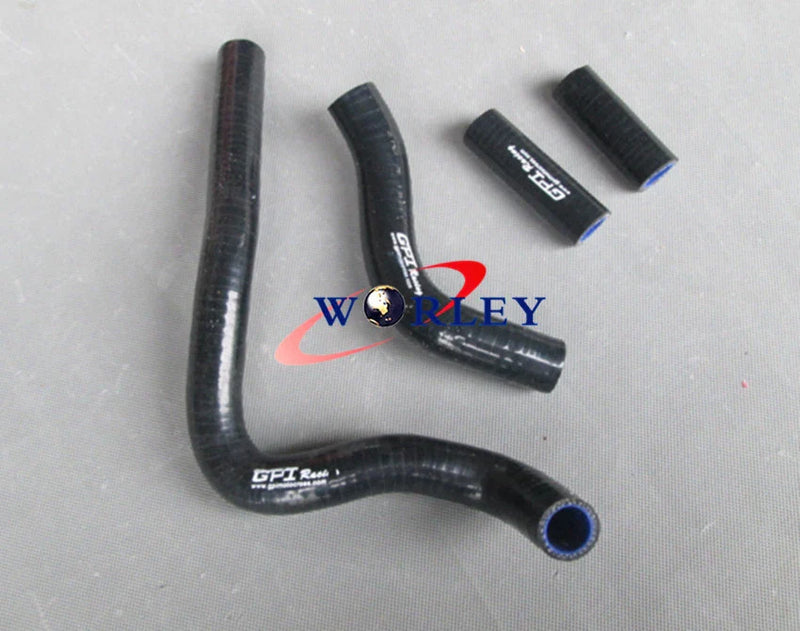 Kawasaki KX 250 2004-2007 - Green Silicone Radiator Hose Kit
