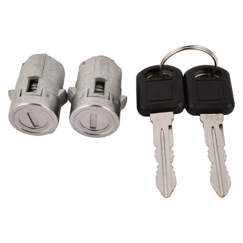 CHEVY SILVERADO TAHOE 2x LEFT&RIGHT Door Lock Cyl Keys & Clips (2001–2006)