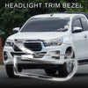Toyota HILUX REVO Car Front Headlight Trim Bezel (2015–2017)