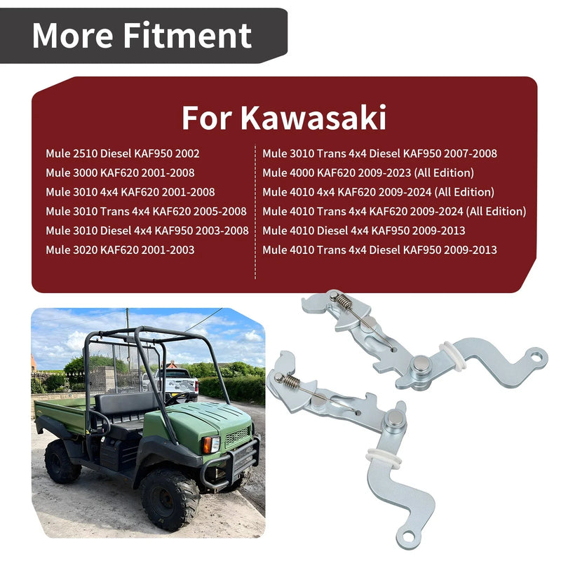 Kawasaki Mule 2 x Left & Right Brake Lever Bracket (1999–2010)