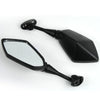 HYOSUNG GT125R GT250R GT650R GT650S Black Left Right Side Rear View Mirrors (2003-2017)