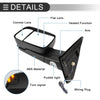 Dodge Ram 2500-3500 Puddle Lamp Black Tow Mirrors (2003-2009)
