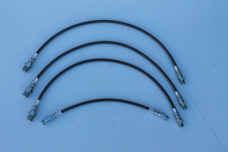 Dodge AT4-114 & AT4-300 Series Braided Brake Hose Set (4)