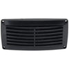 Boat / Caravan / Camper Black Plastic Tapered Edge Louvre Vent 203x103mm