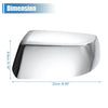 Chevy Suburban Tahoe GMC Chrome Plated Half Mirror Covers Cap