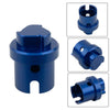 R1200GS R1200RT 2-in-1 Oil Filler Cap Wrench Coil Pack Removal Tool Blue