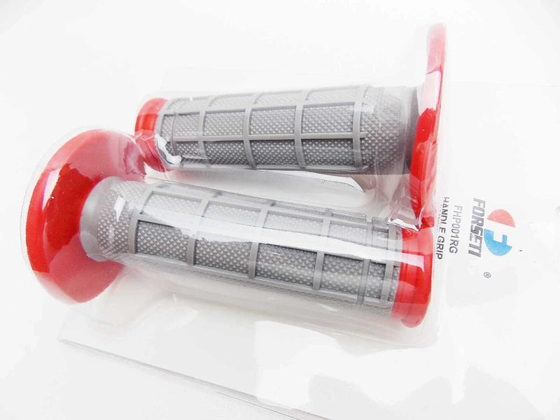 Suzuki RM125 Red Grey Hand Grip Set