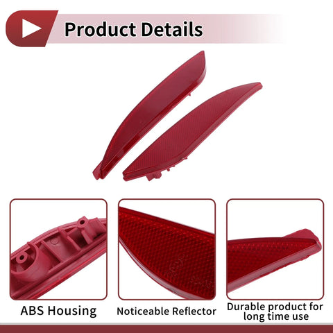 Hyundai Sonata (2015-2019) - 2 x Reflectors Rear Bumper Reflectors
