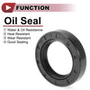 Make Model Rotary Shaft Seal / 33x50x10mm / Oil Seal Nitrile 70D Rubber Black 5 pcs