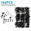 Kawasaki Ducati Honda 195PCS Aluminium Motorcycle Fairing Bolt Kit