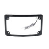 Harley Touring Black Rear License Plate Frame Bracket w/Light (2009-2023)