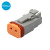 Auto Marine 117PCS DT 2 Way Connector Plug Kit (DT 2Pin)