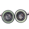 Universal 2 x 3.5" Round Projector LED DRL Halo Angel Eyes Fog Lights
