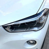 BMW X1 F48 (2016-2021) Gloss Black Headlight Eyelid Trim 2 x