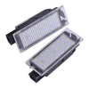 Renault Vel Satis Laguna MK II LED License Plate Lights Pair (2005-2007)