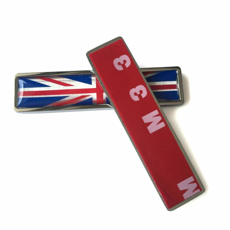 Range Rover Stainless Metal Union Jack Car Side Fender Sticker Emblem fit