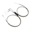 Harley-Davidson 56-1/2" Stainless Steel Throttle & Idle Cables