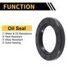 Oil Seal 40x62x8mm Rotary Shaft Seal NBR Rubber Black 5 Pcs