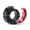 Motorcycle ATV 21-28mm Handlebar Red CNC Helmet Hook Holder