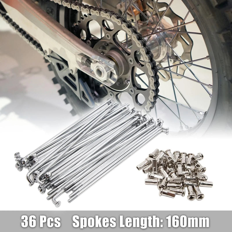 Motorcycle Wheel Spokes / 36pcs 4mm Dia 170mm Length /