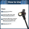 Dodge Ram 1500 Pickup 4WD ABS Wheel Speed Sensor (2010-2018)