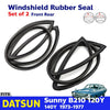 Windshield Rubber Weatherstrip Front Rear Fits Datsun Sunny B210 120Y 4D Sedan