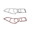 Acura TSX 4X Chrome Rear Tail Light Lamp Cover Trim Decor (2009–2014)
