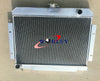 Jeep CJ Series 3 Row Aluminum Radiator + Fans (1970-1986)