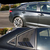 Toyota Corolla Sedan ABS Side Window Louver Cover Trim (2020-2023)