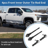 GMC Sierra 2500HD 4x Front Inner/Outer Tie Rod End Link (2011 - 2019)